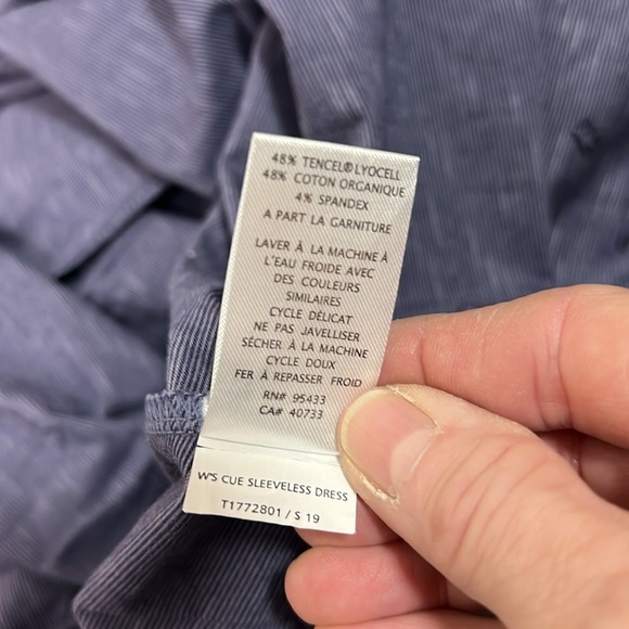 Toad&Co Women's Cue Sleeveless Belted Dress Size Large - Picture 10 of 10